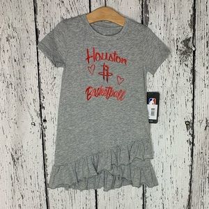 NBA Houston Rockets Toddler Girl T-Shirt Dress 4T